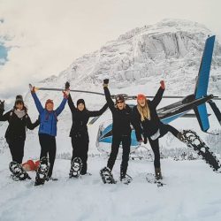 Bubbles Heli Tour & Snowshoeing