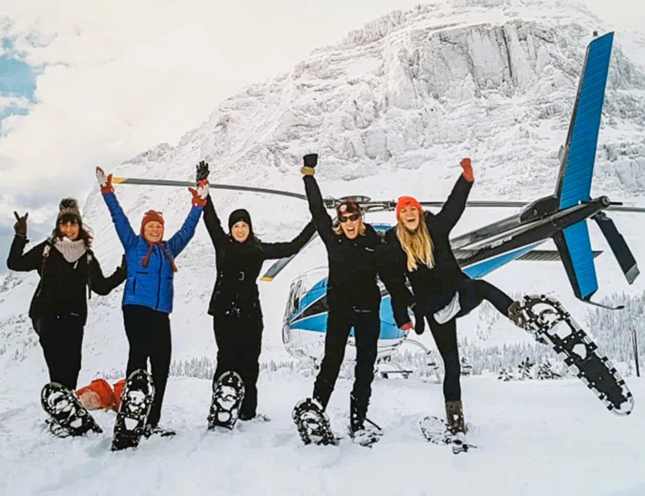 Heli Tour and Snowshoeing Alberta